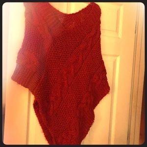 Poncho sweater